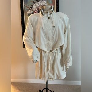 Fleet Street Lightweight Cream Trench Jacket